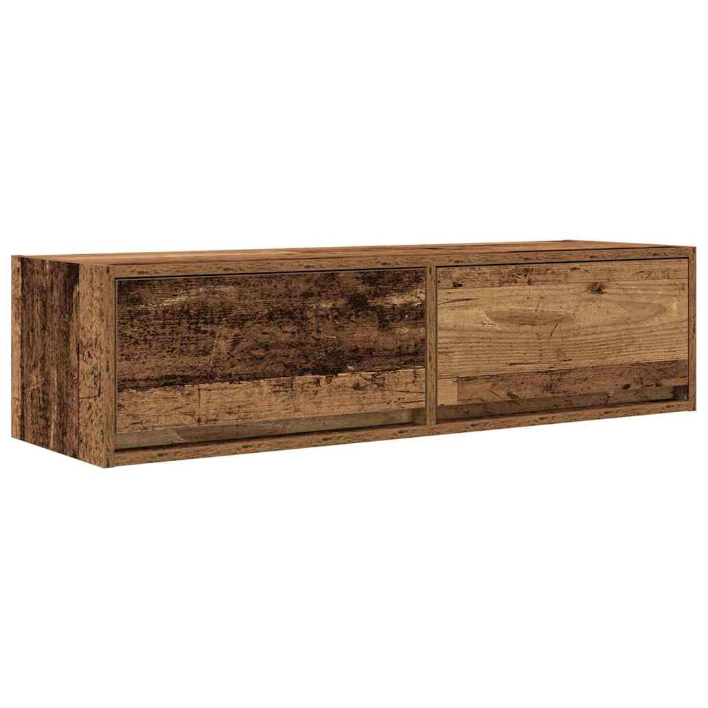 TV-skab 100 x 31 x 25,5 cm Gammelt træ Konstrueret træ