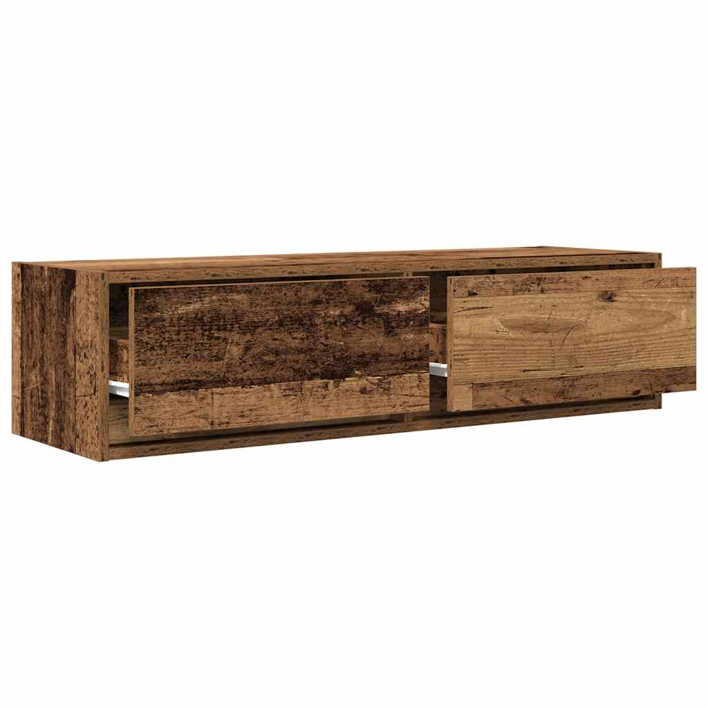TV-skab 100 x 31 x 25,5 cm Gammelt træ Konstrueret træ