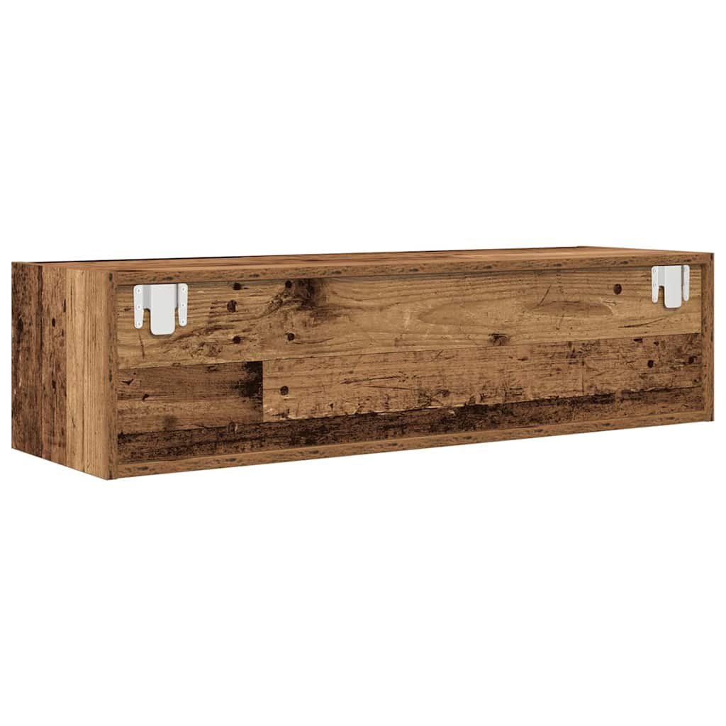 TV-skab 100 x 31 x 25,5 cm Gammelt træ Konstrueret træ