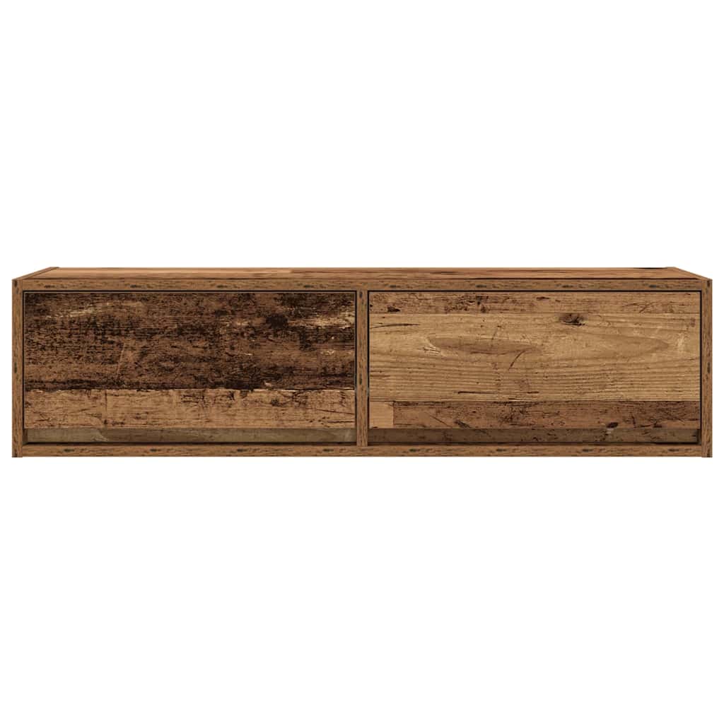 TV-skab 100 x 31 x 25,5 cm Gammelt træ Konstrueret træ