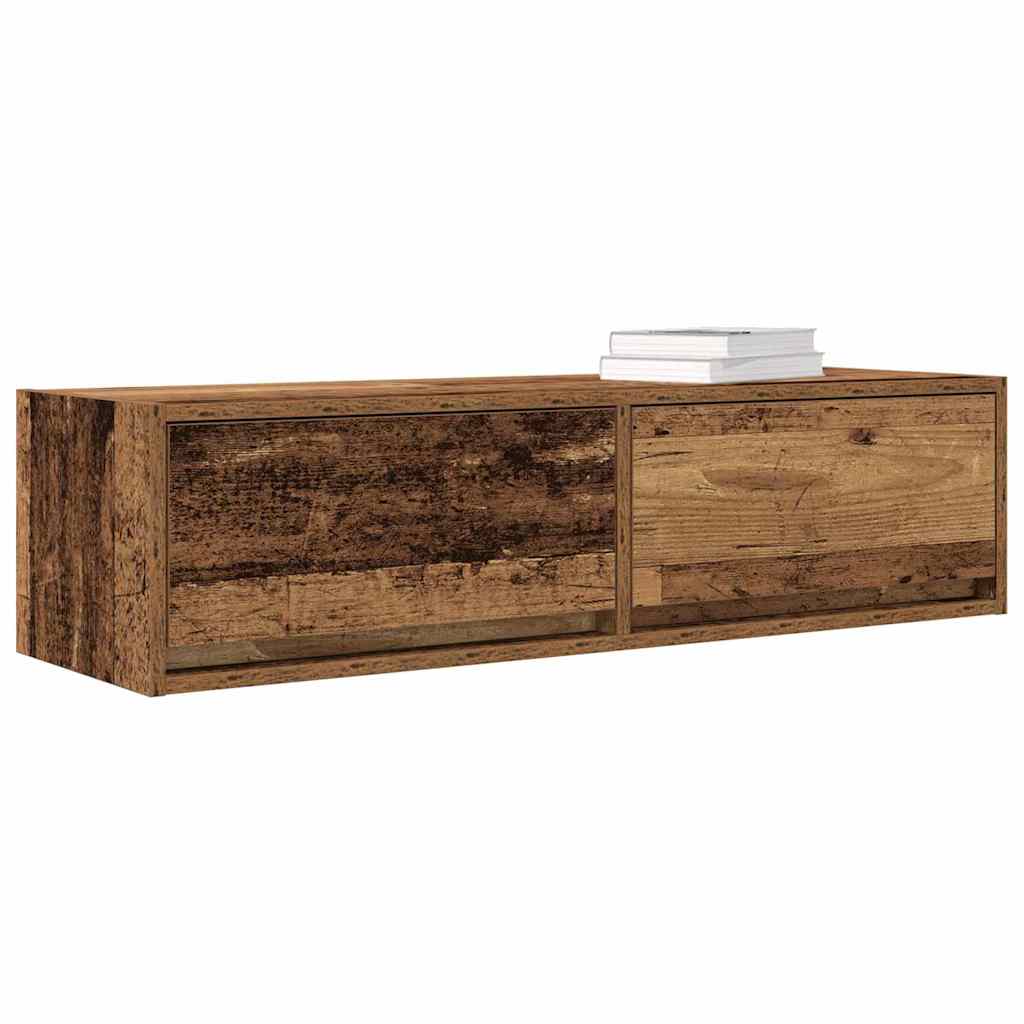 TV-skab 100 x 31 x 25,5 cm Gammelt træ Konstrueret træ