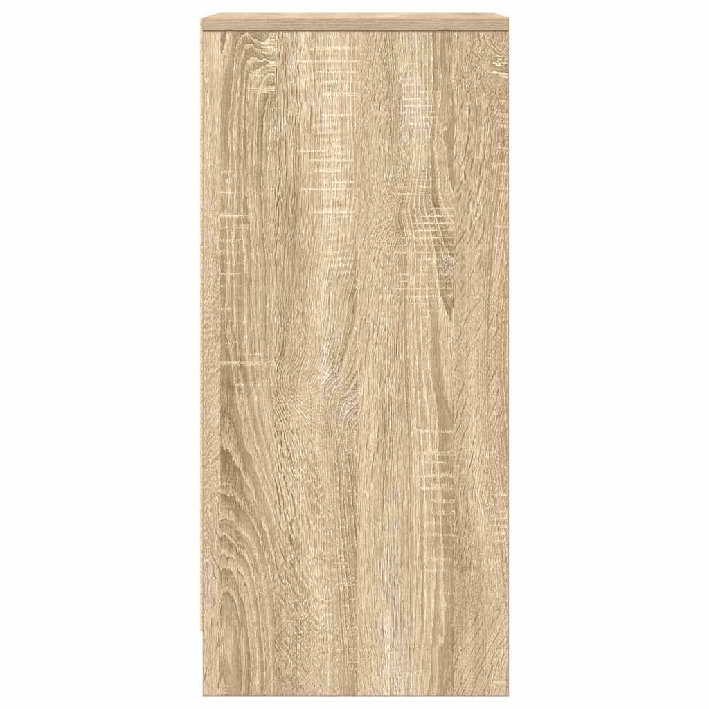 skænk 29,5x34x76 cm konstrueret træ sonoma-eg