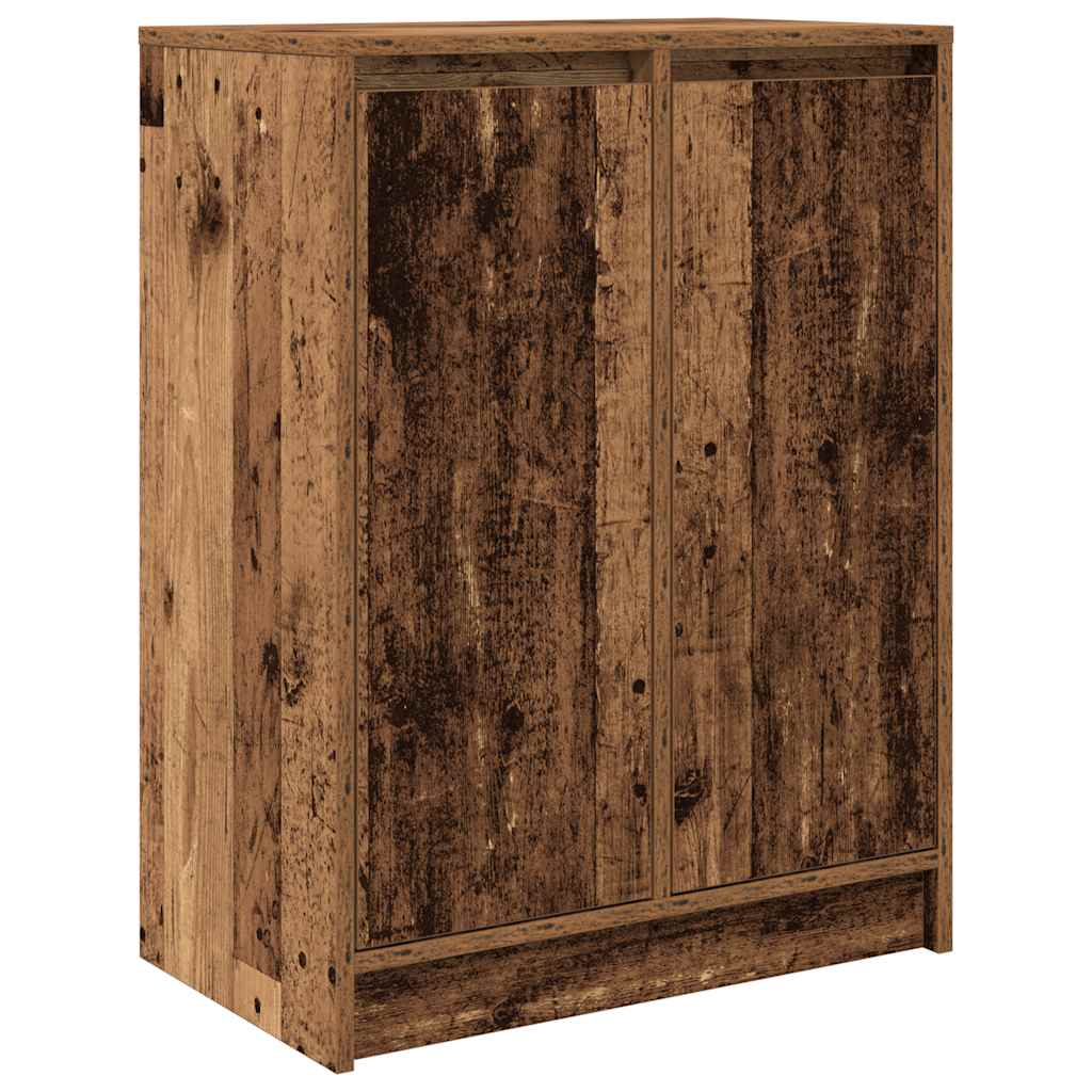 skænk 57x34x76 cm konstrueret træ antikt træ