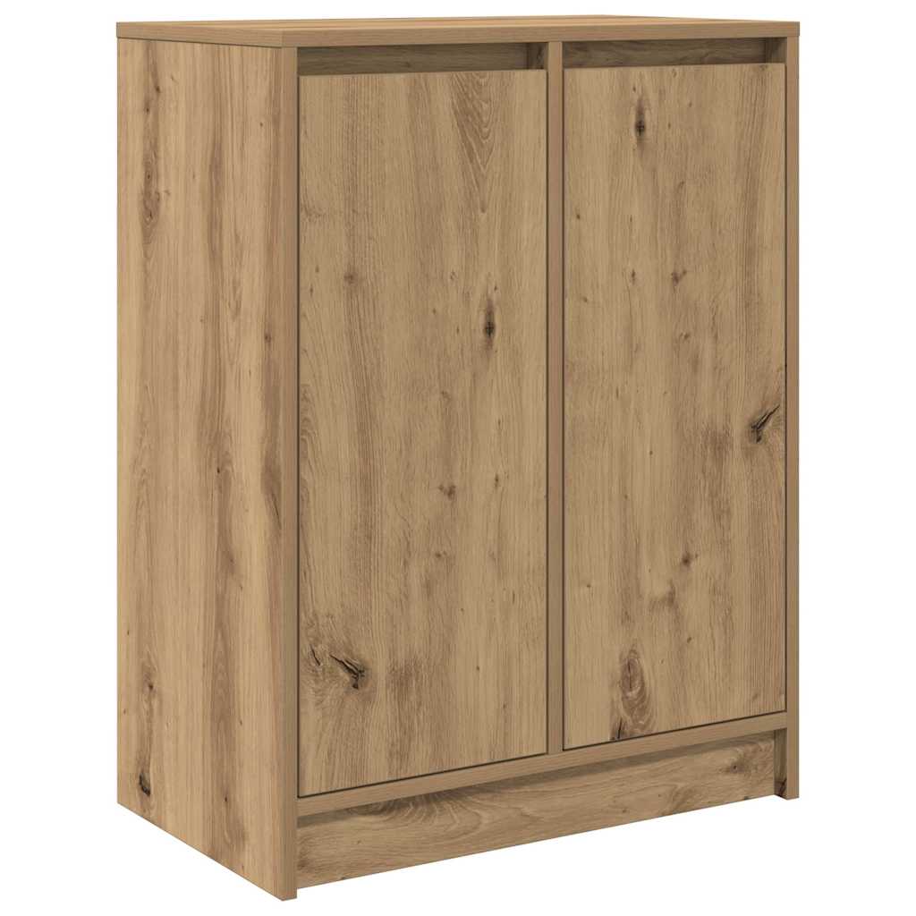 skænk 57x34x76 cm konstrueret træ kunsteg
