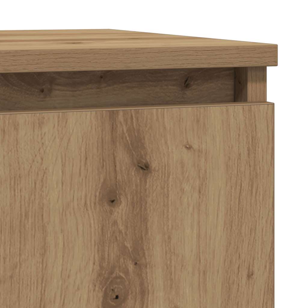 skænk 57x34x76 cm konstrueret træ kunsteg