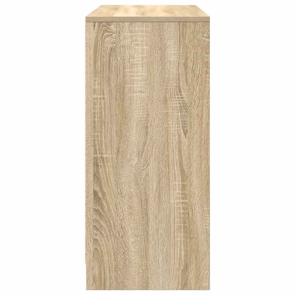 skænk 85x34x76 cm konstrueret træ sonoma-eg