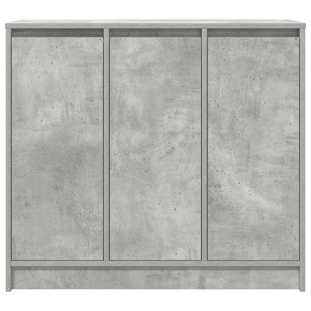 skænk 85x34x76 cm konstrueret træ betongrå