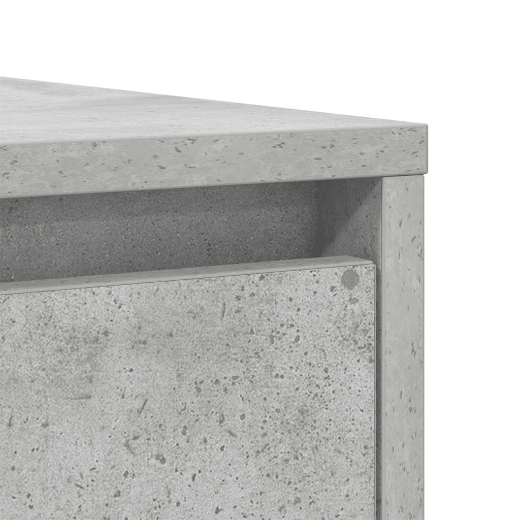 skænk 85x34x76 cm konstrueret træ betongrå