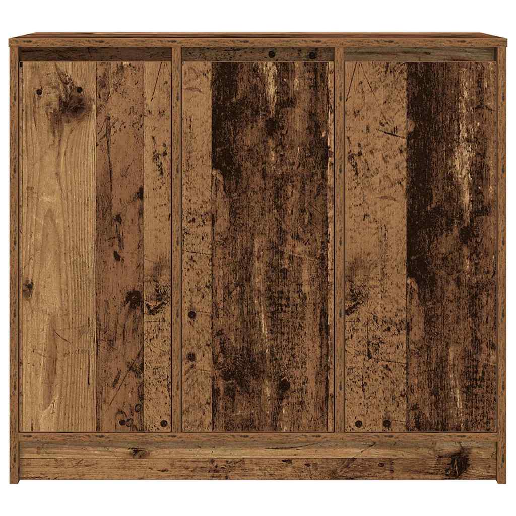 skænk 85x34x76 cm konstrueret træ antikt træ