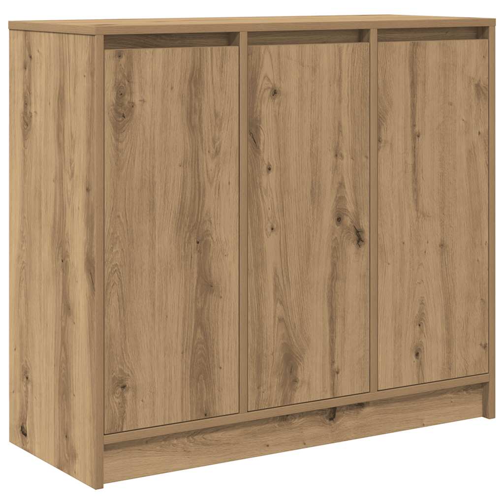 skænk 85x34x76 cm konstrueret træ kunsteg