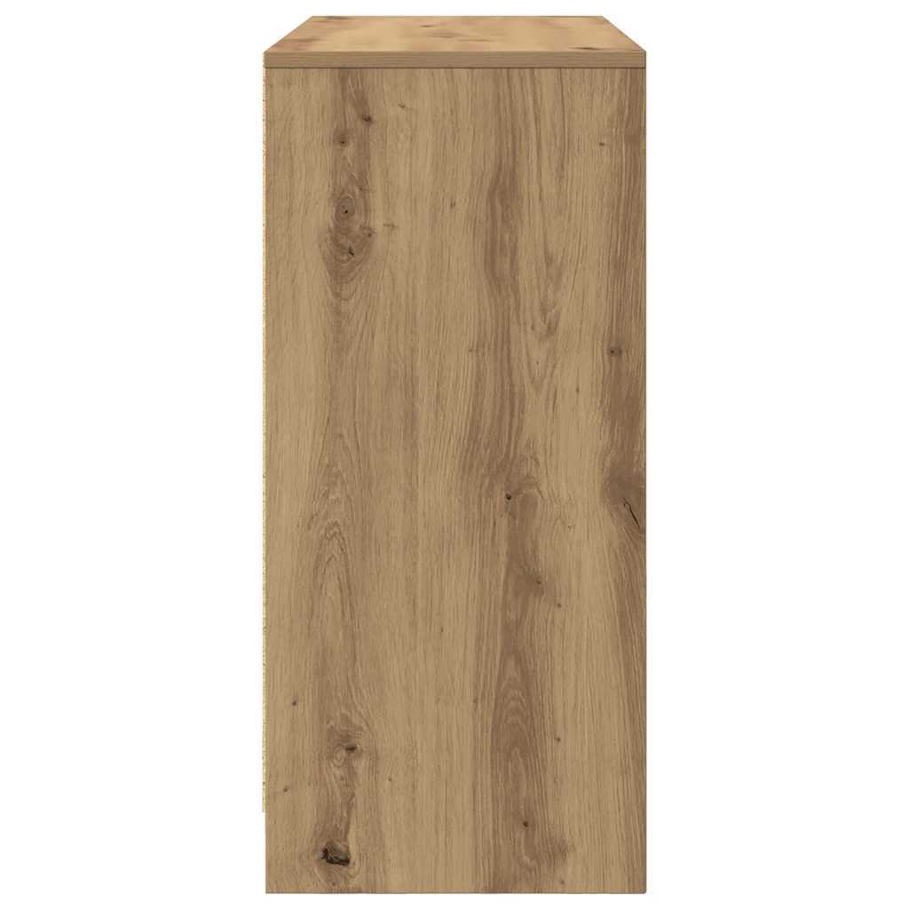 skænk 85x34x76 cm konstrueret træ kunsteg