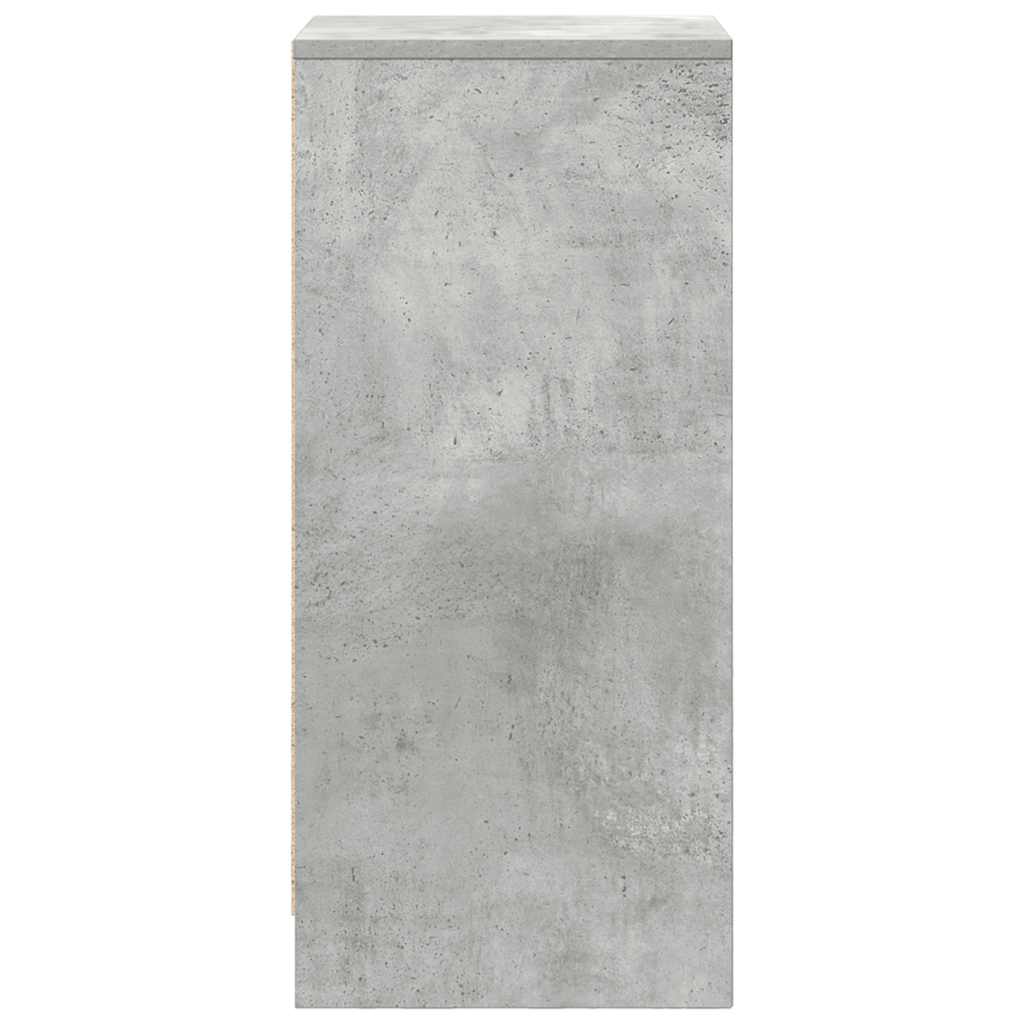 skænk 29,5x34x76 cm konstrueret træ betongrå