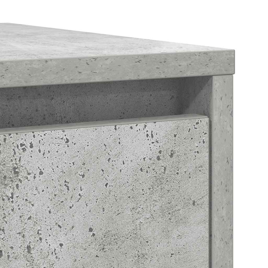skænk 29,5x34x76 cm konstrueret træ betongrå