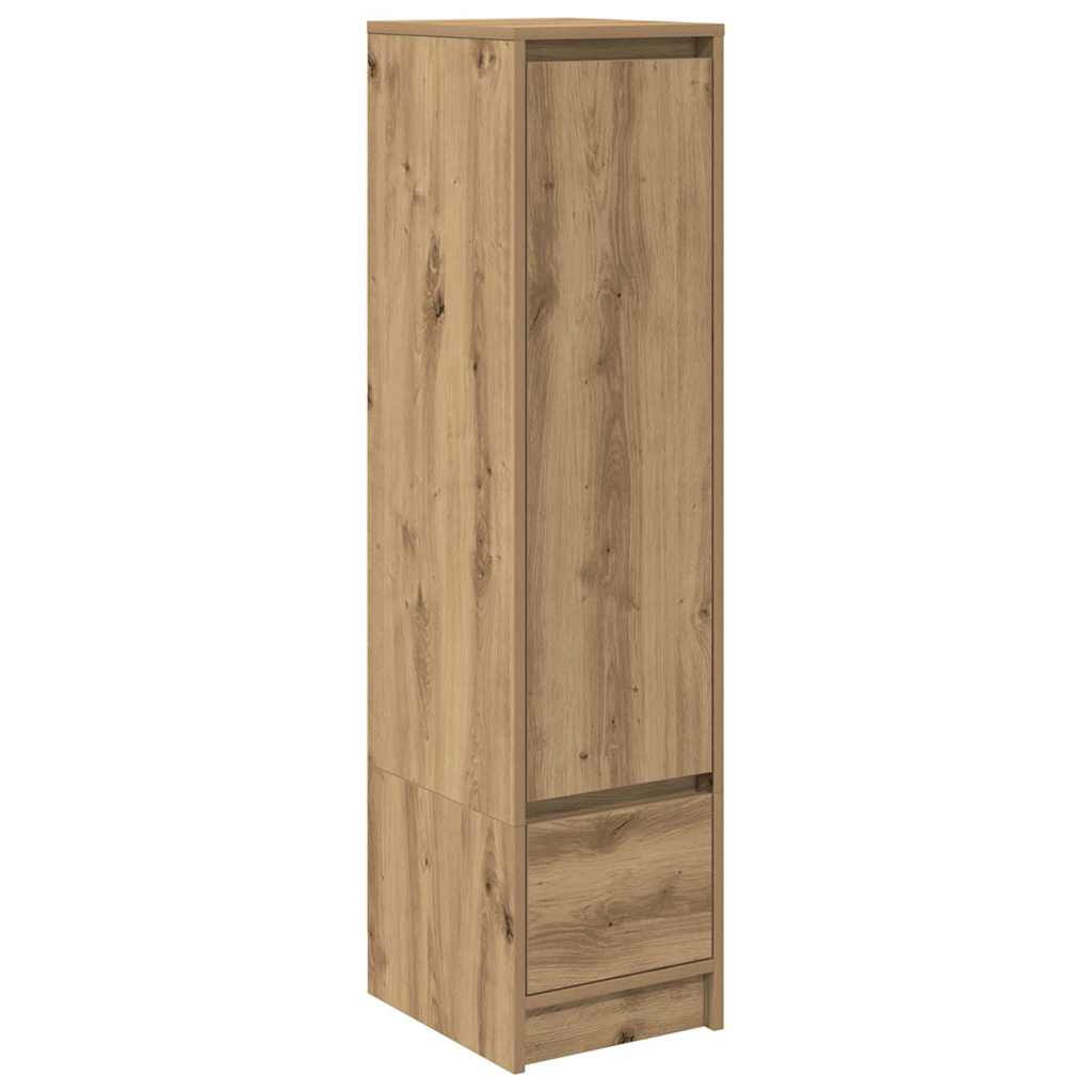 højskab 29,5x34x119,5 cm konstrueret træ kunsteg