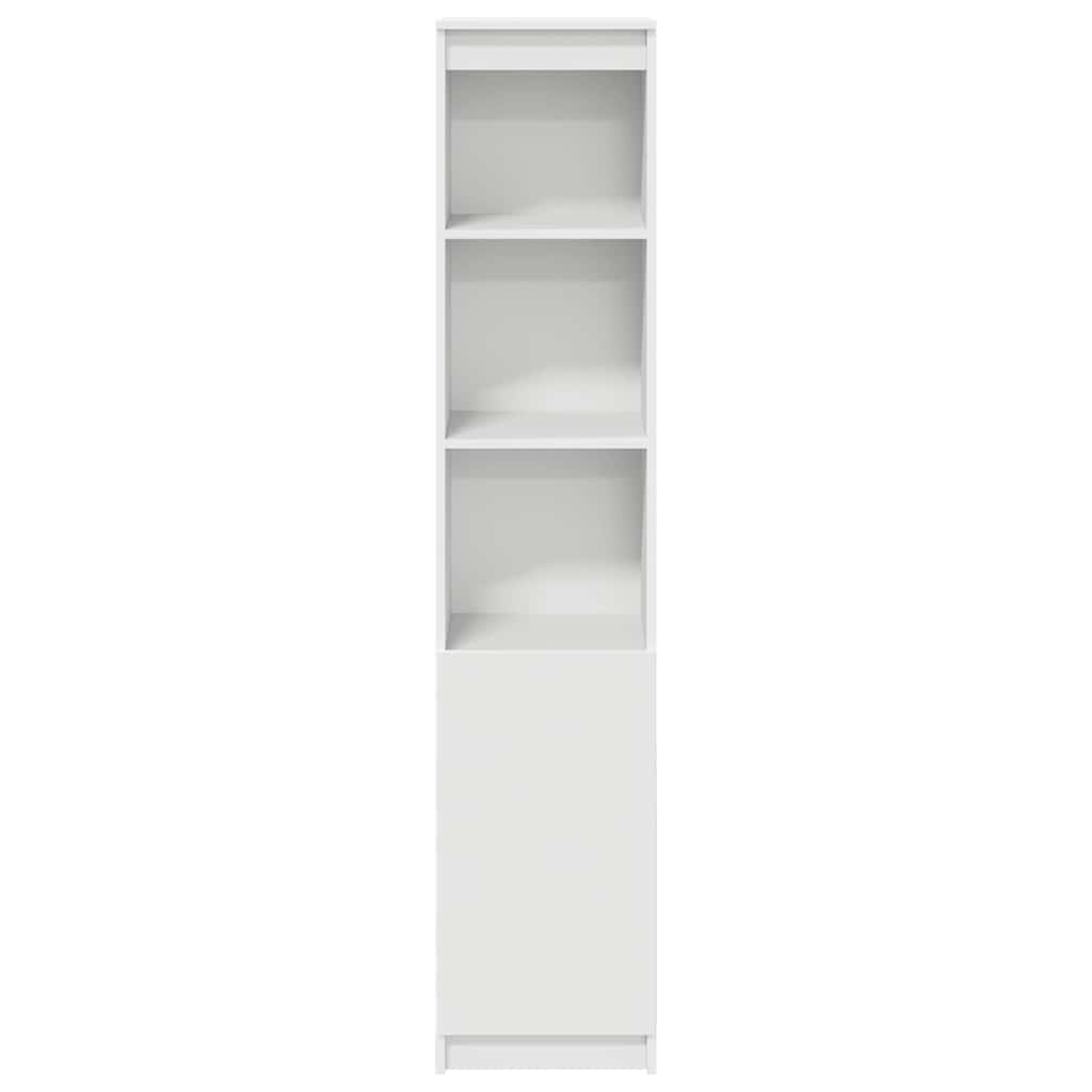 højskab 37,5x35x180 cm konstrueret træ hvid