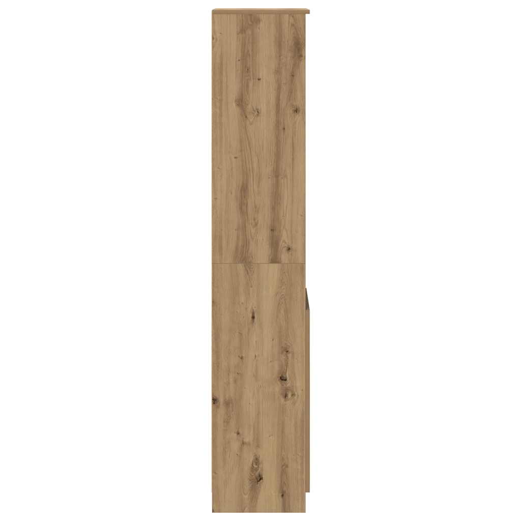 højskab 37,5x35x180 cm konstrueret træ kunsteg
