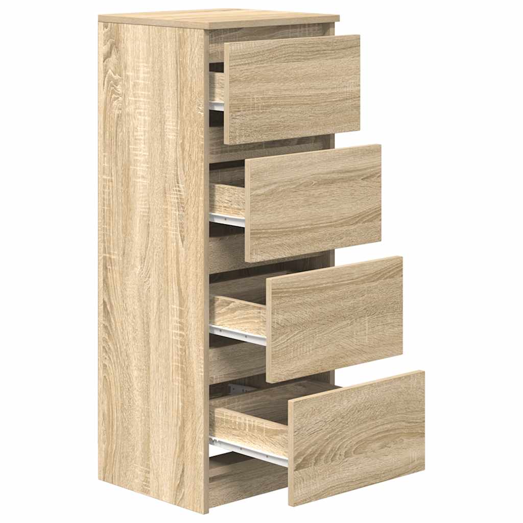 skænk 37,5x35x99 cm konstrueret træ sonoma-eg