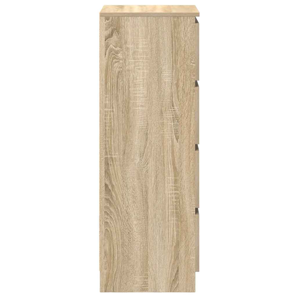 skænk 37,5x35x99 cm konstrueret træ sonoma-eg