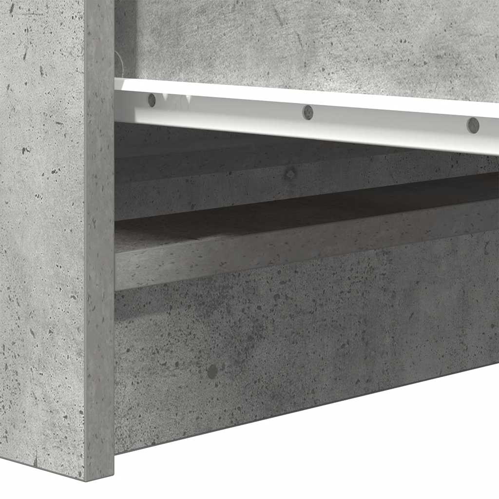 skænk 37,5x35x76 cm konstrueret træ betongrå
