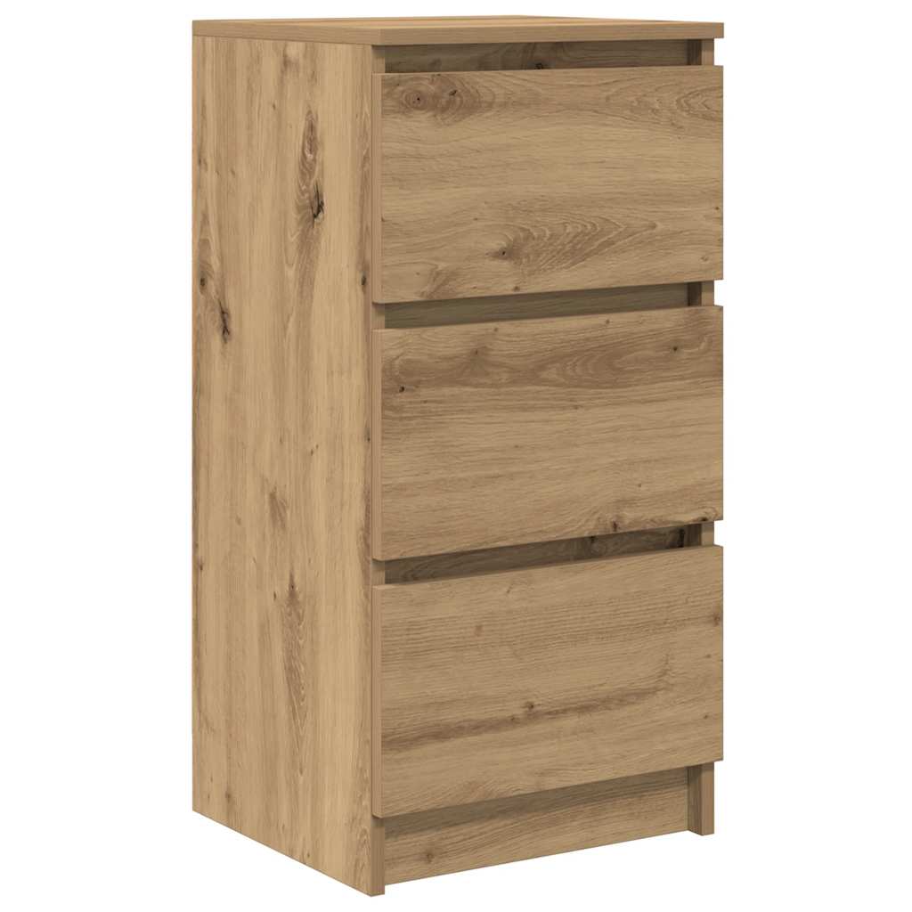 skænk 37,5x35x76 cm konstrueret træ kunsteg
