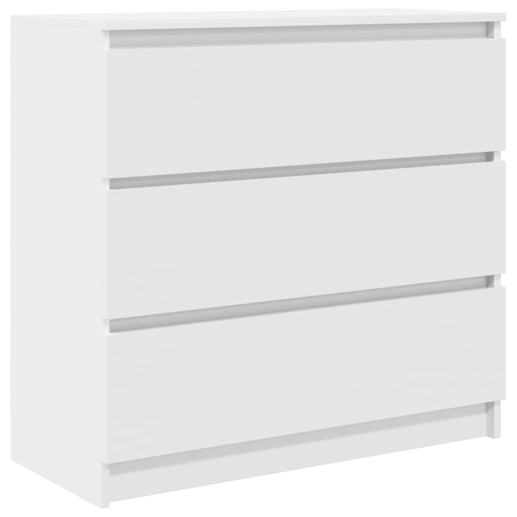 skab 80x35x76 cm konstrueret træ hvid