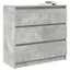 skænk 80x35x76 cm konstrueret træ betongrå