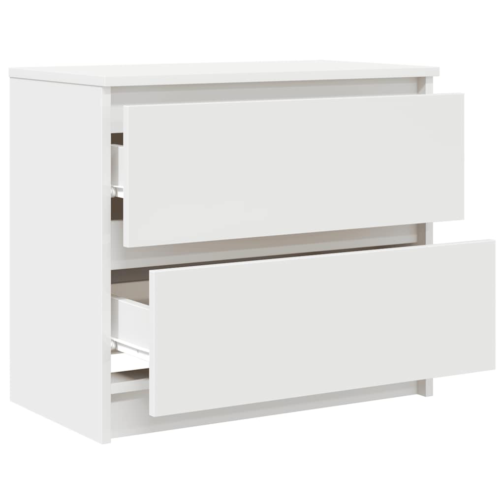 tv-bord 60x35x54 cm konstrueret træ hvid