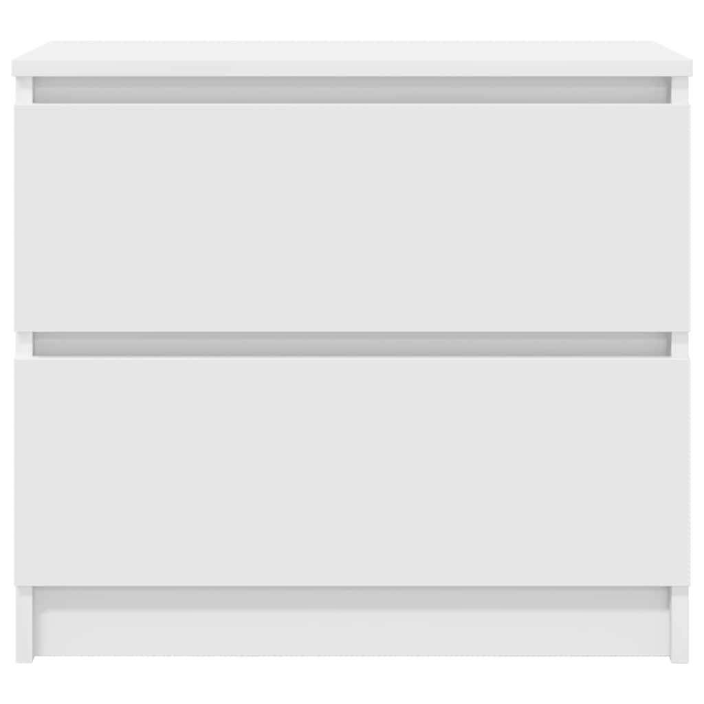 tv-bord 60x35x54 cm konstrueret træ hvid