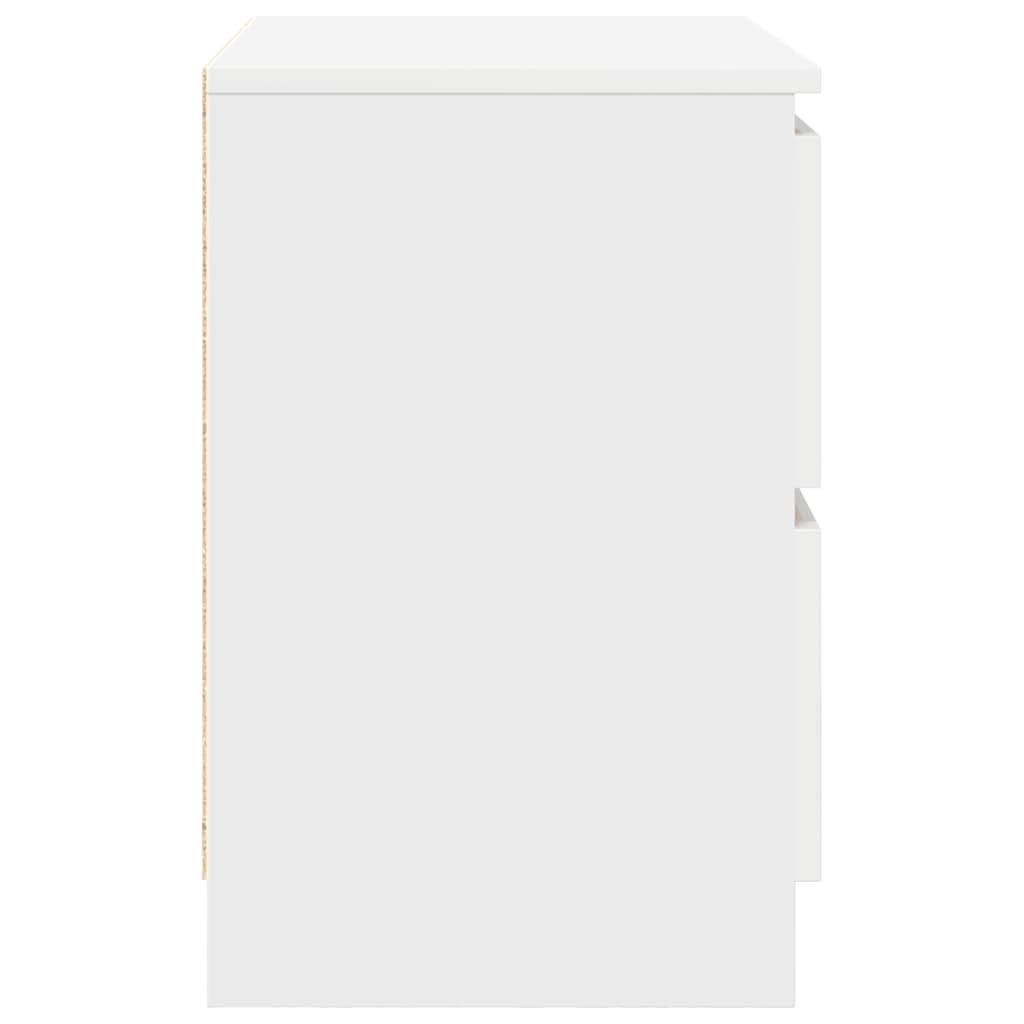 tv-bord 60x35x54 cm konstrueret træ hvid