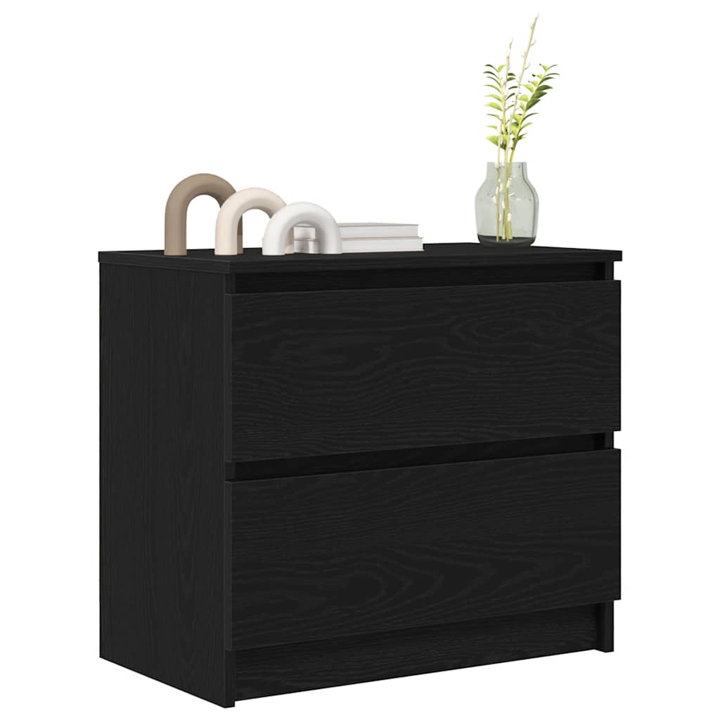 tv-bord 60x35x54 cm konstrueret træ sort