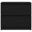 tv-bord 60x35x54 cm konstrueret træ sort