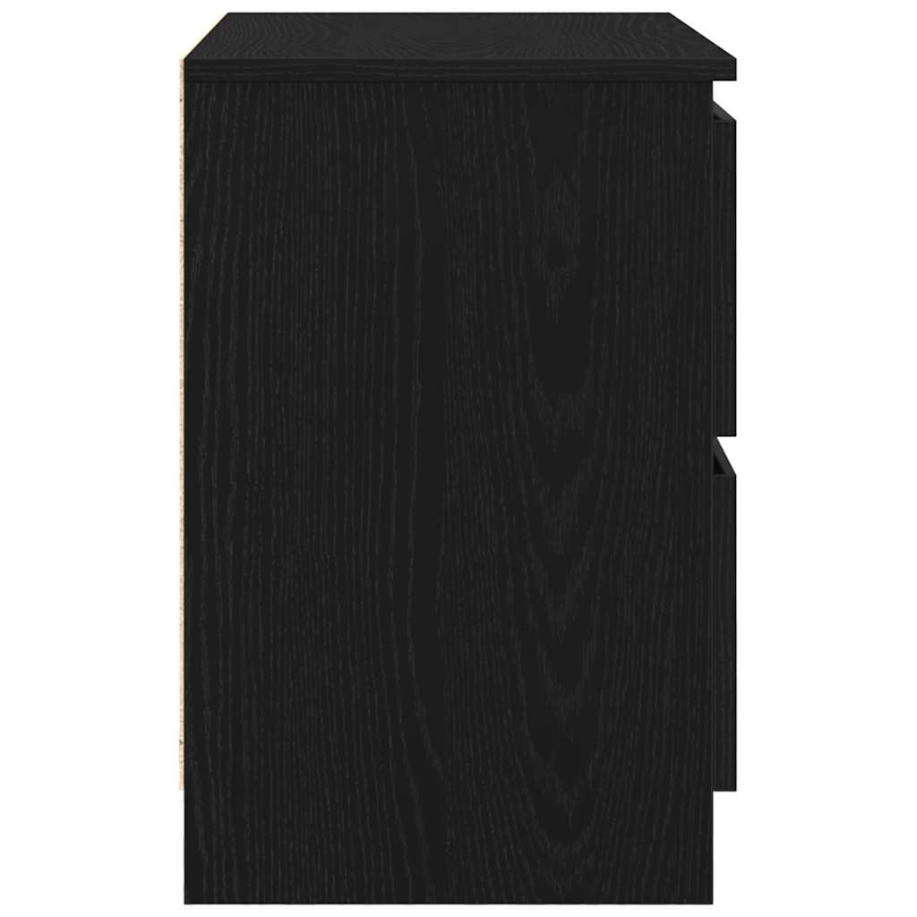 tv-bord 60x35x54 cm konstrueret træ sort