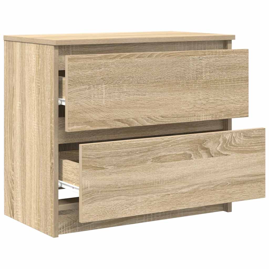 tv-bord 60x35x54 cm konstrueret træ sonoma-eg
