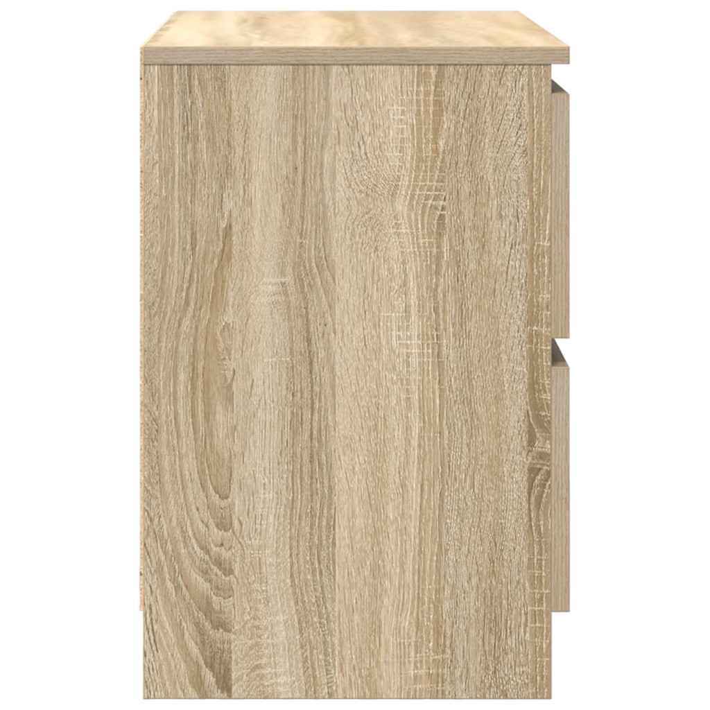 tv-bord 60x35x54 cm konstrueret træ sonoma-eg