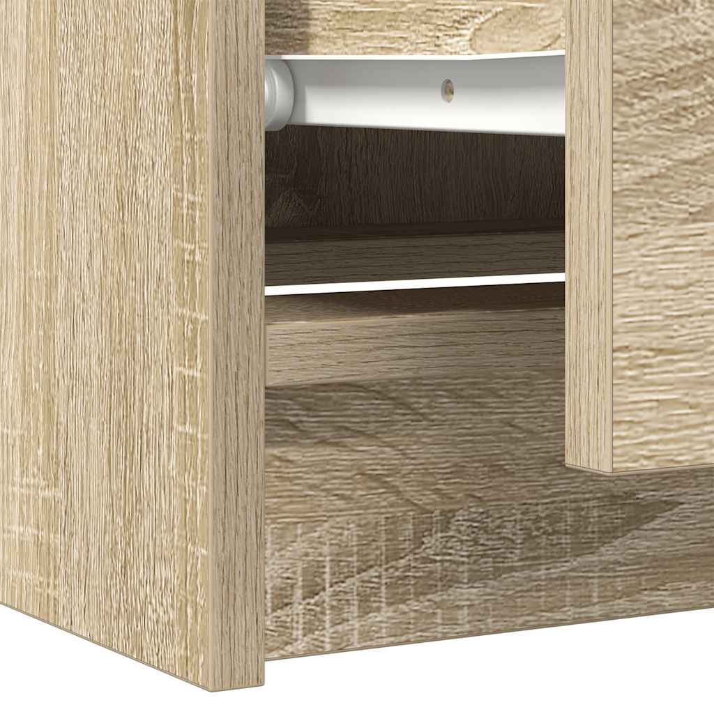 tv-bord 60x35x54 cm konstrueret træ sonoma-eg