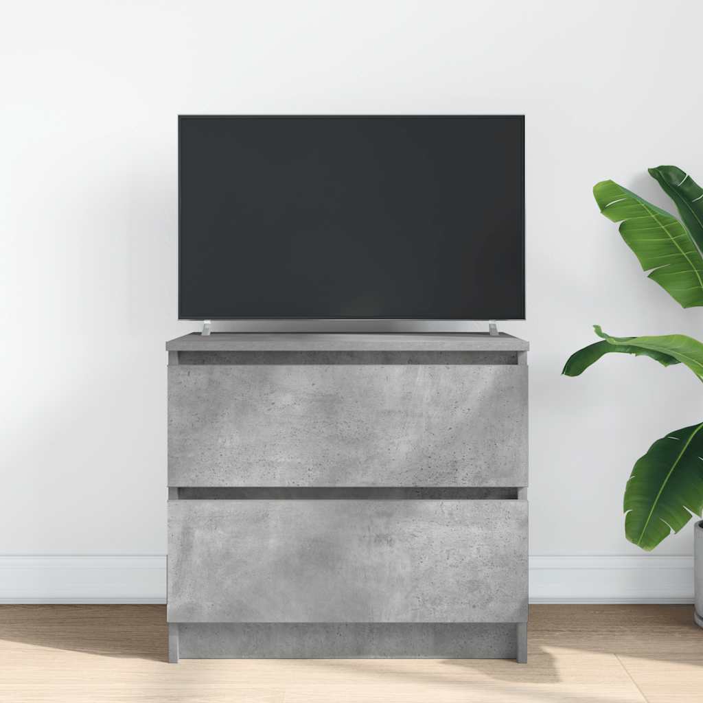 tv-bord 60x35x54 cm konstrueret træ betongrå