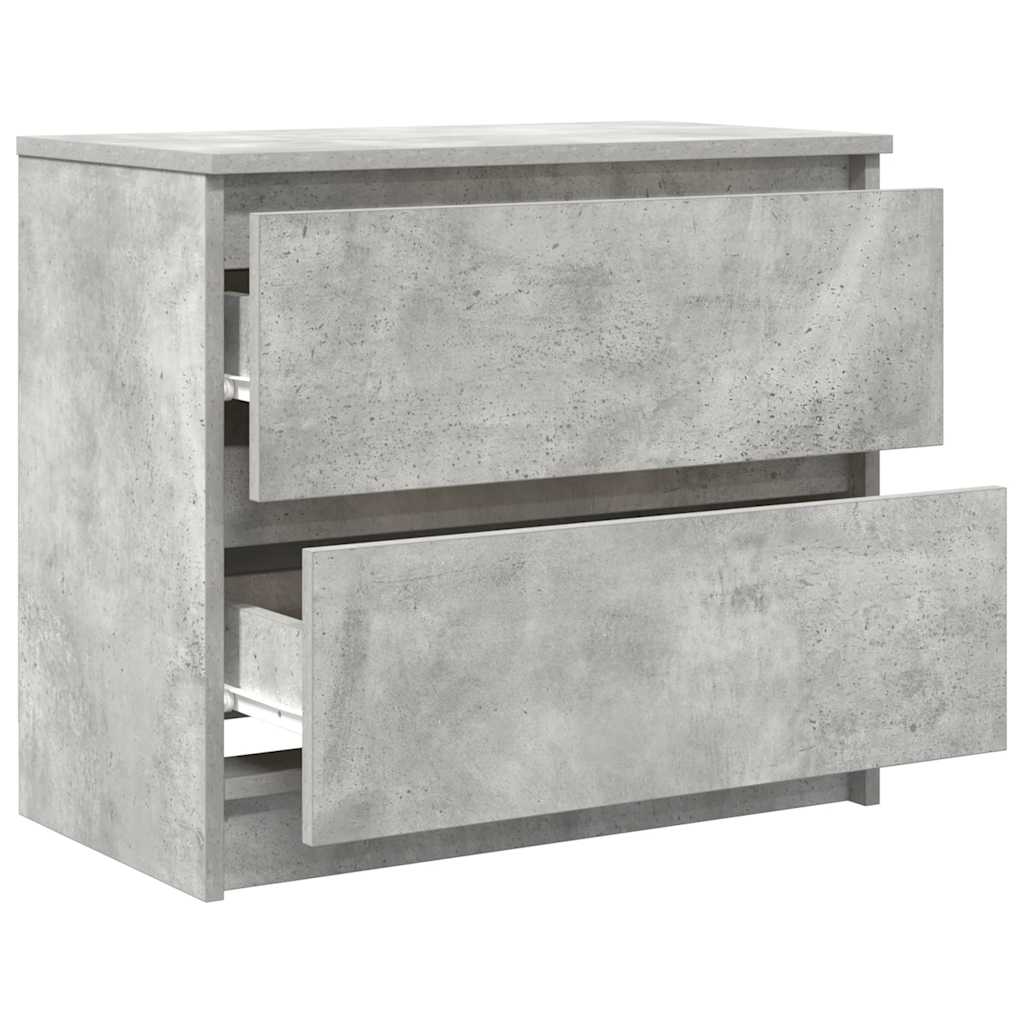 tv-bord 60x35x54 cm konstrueret træ betongrå