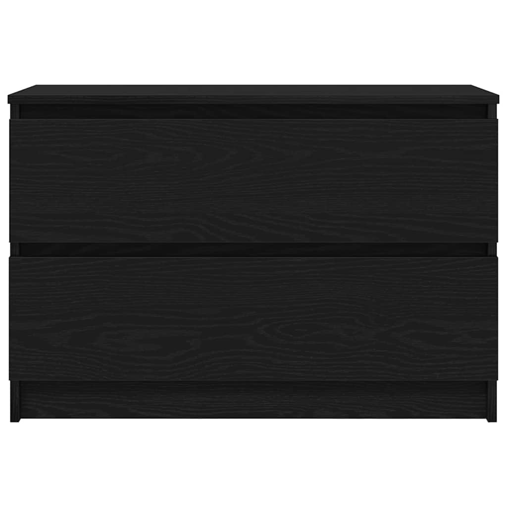 tv-bord 80x35x54 cm konstrueret træ sort