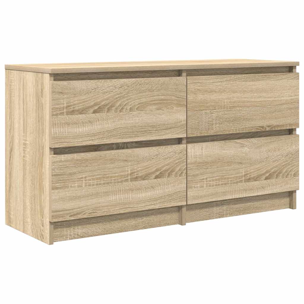 tv-bord 100x35x54 cm konstrueret træ sonoma-eg