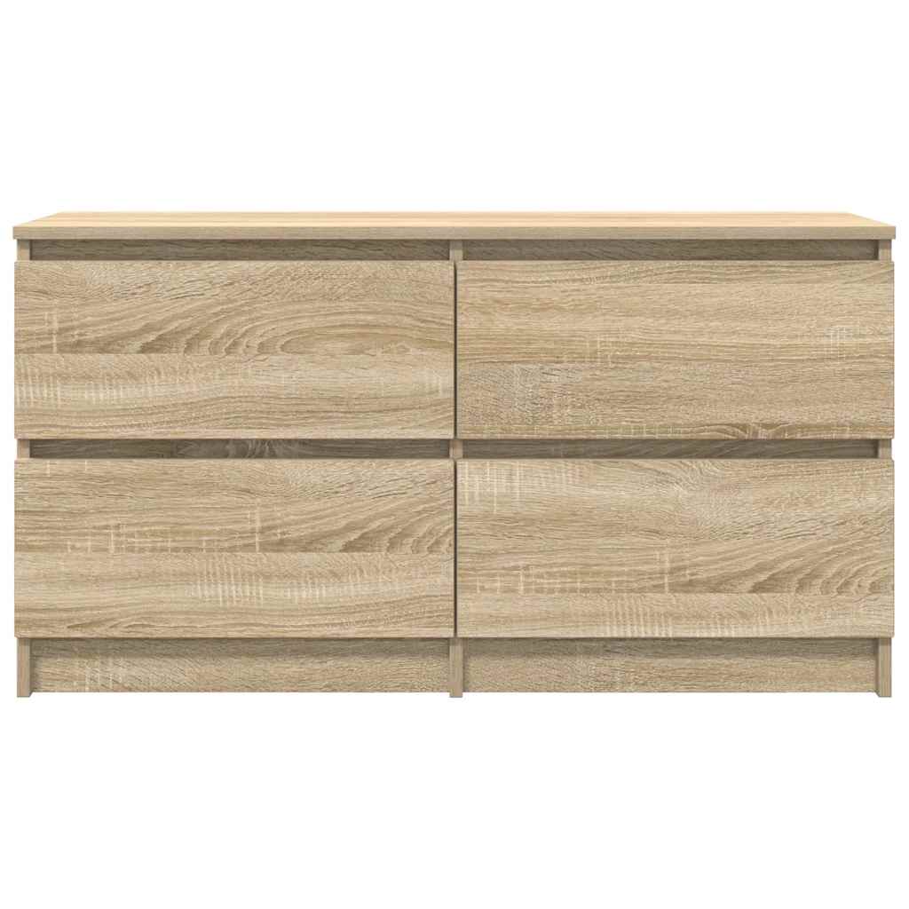 tv-bord 100x35x54 cm konstrueret træ sonoma-eg