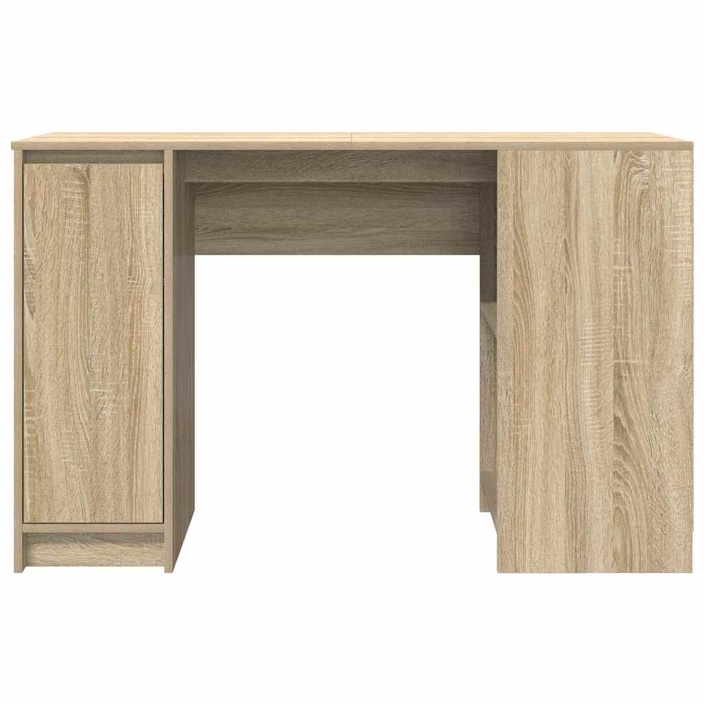 skrivebord 120x42x76 cm konstrueret træ sonoma-eg
