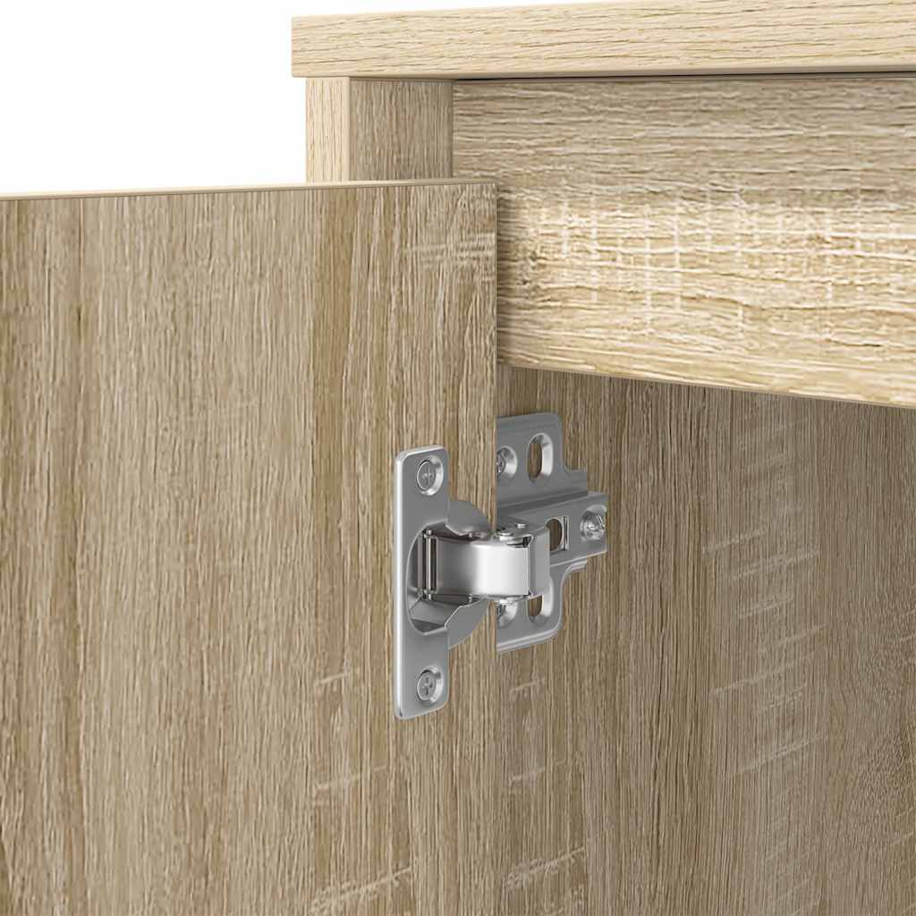 skrivebord 120x42x76 cm konstrueret træ sonoma-eg