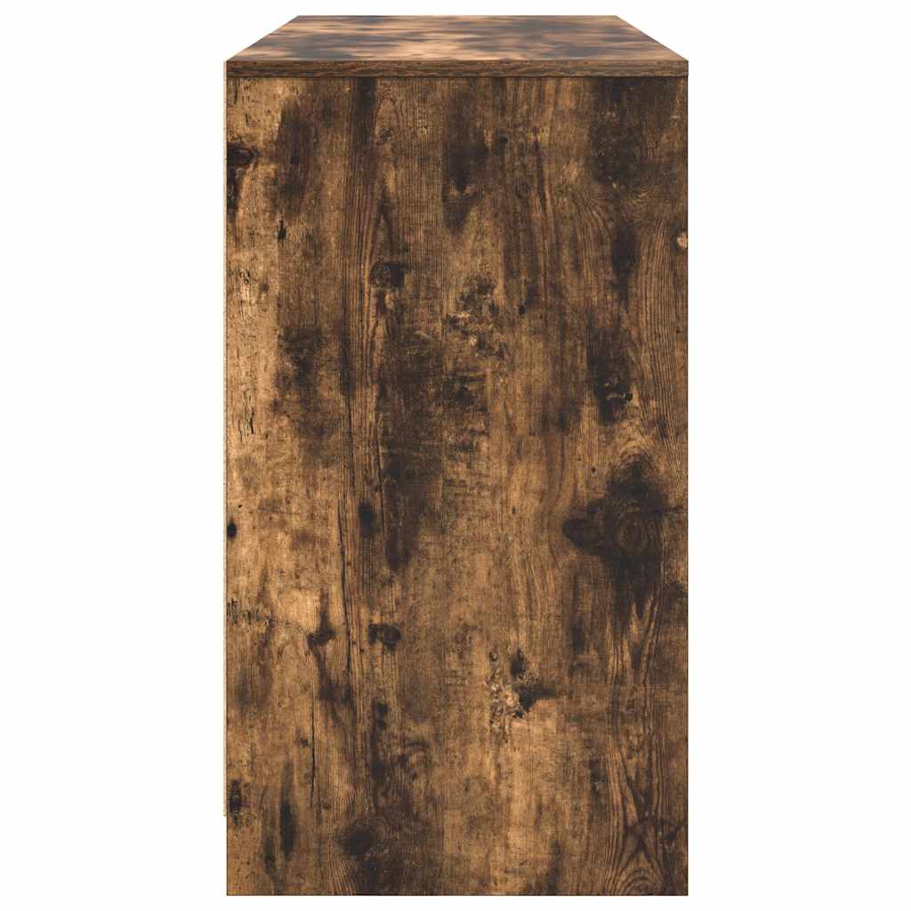 skrivebord 120x42x76 cm konstrueret træ røget egetræsfarve