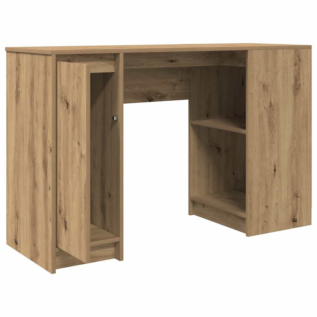 skrivebord 120x42x76 cm konstrueret træ kunsteg