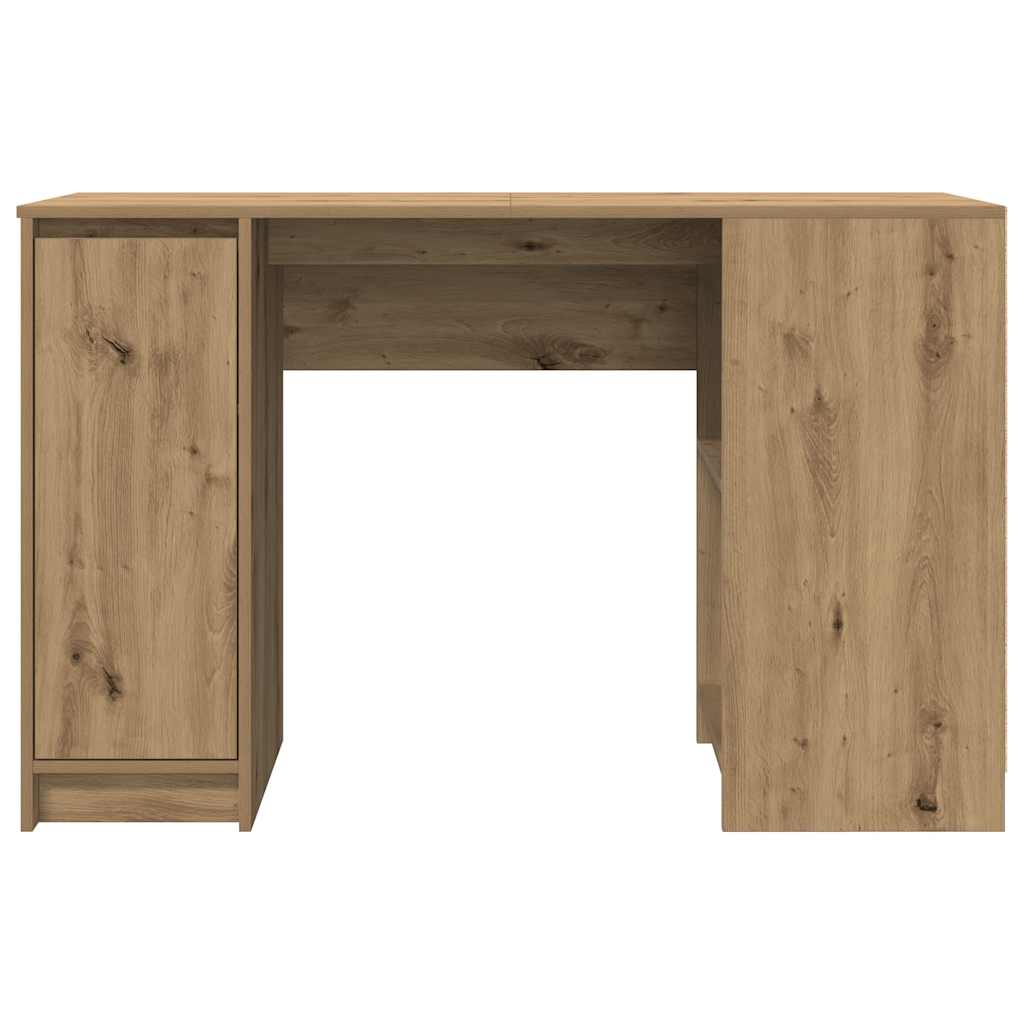 skrivebord 120x42x76 cm konstrueret træ kunsteg