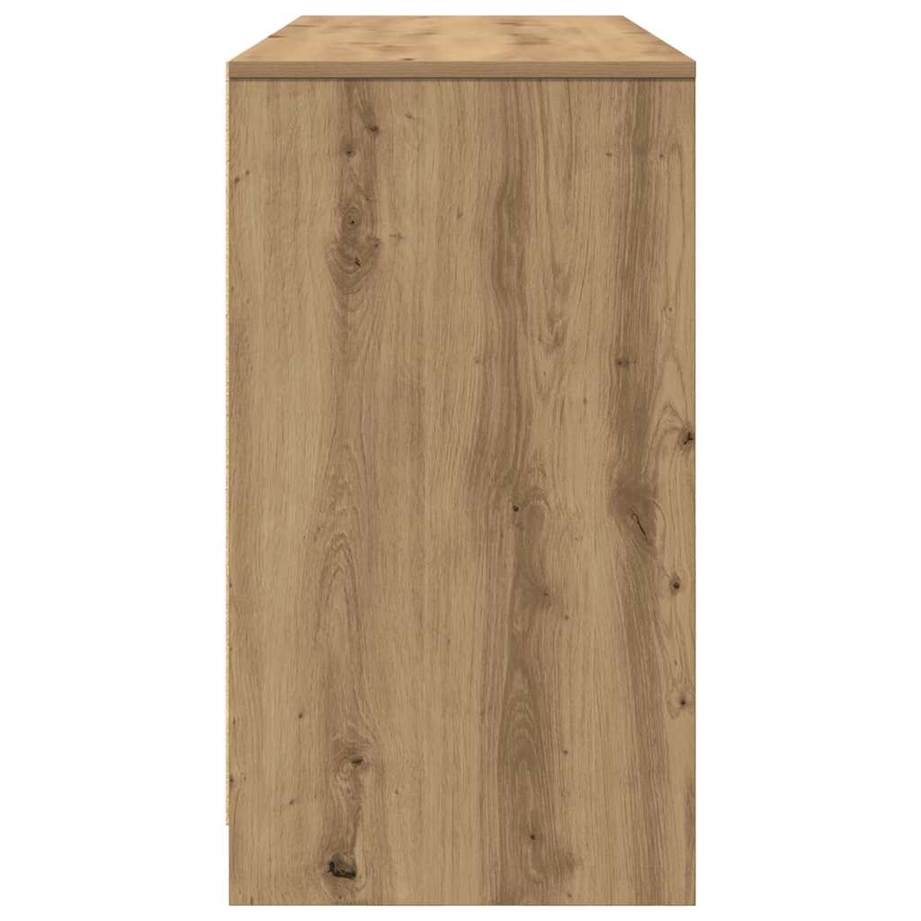 skrivebord 120x42x76 cm konstrueret træ kunsteg