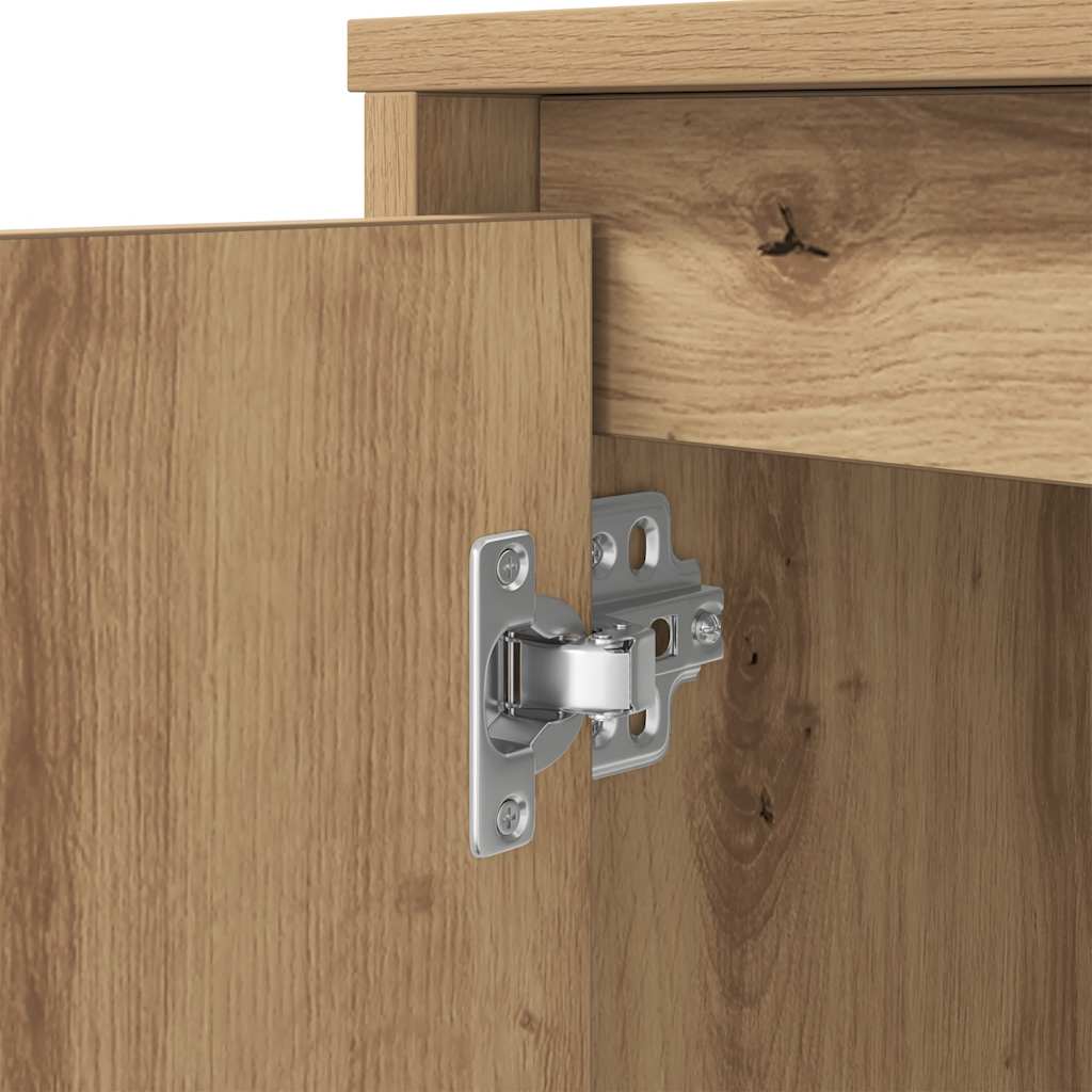 skrivebord 120x42x76 cm konstrueret træ kunsteg