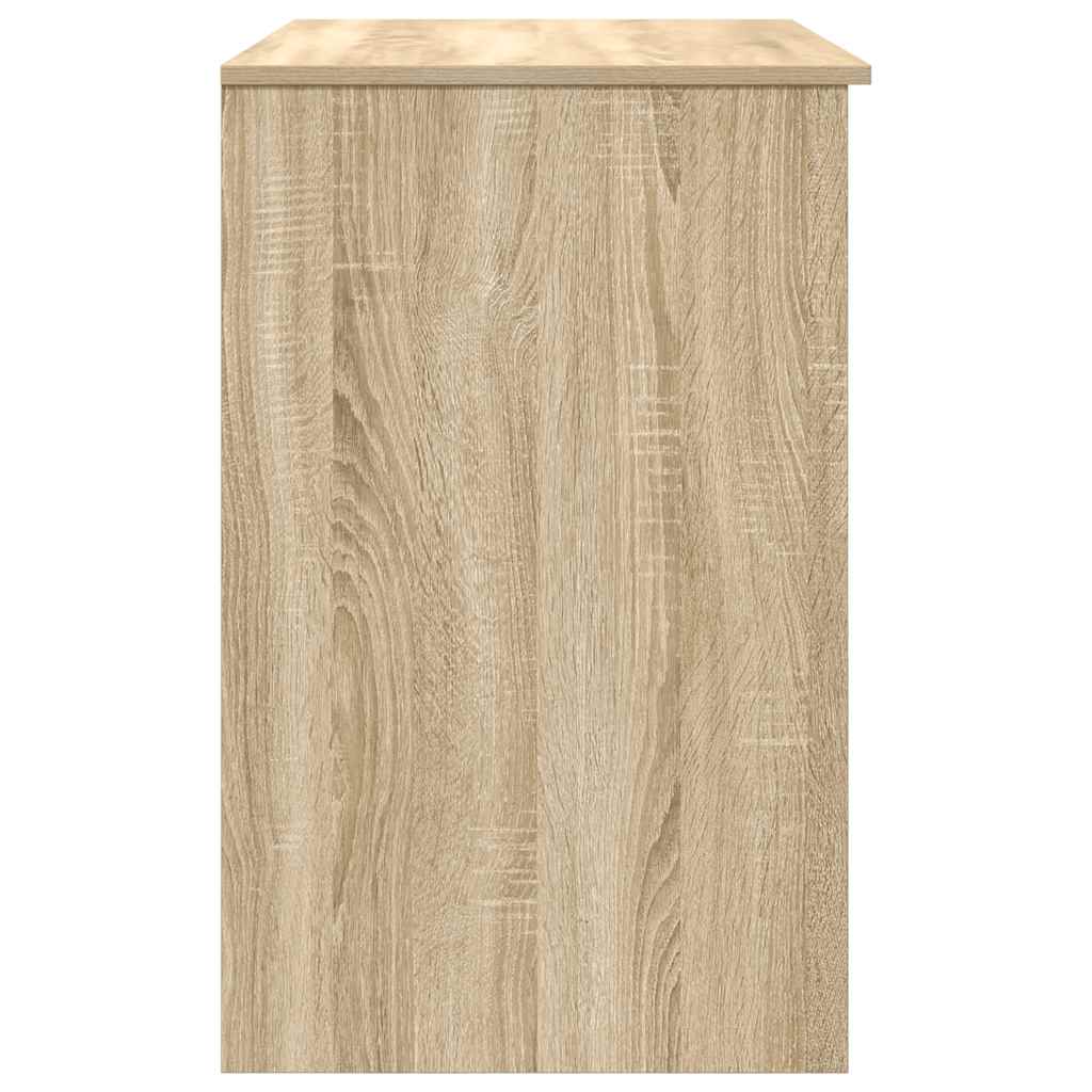 skrivebord 86x49x76 cm konstrueret træ sonoma-eg