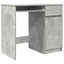 skrivebord 86x49x76 cm konstrueret træ betongrå