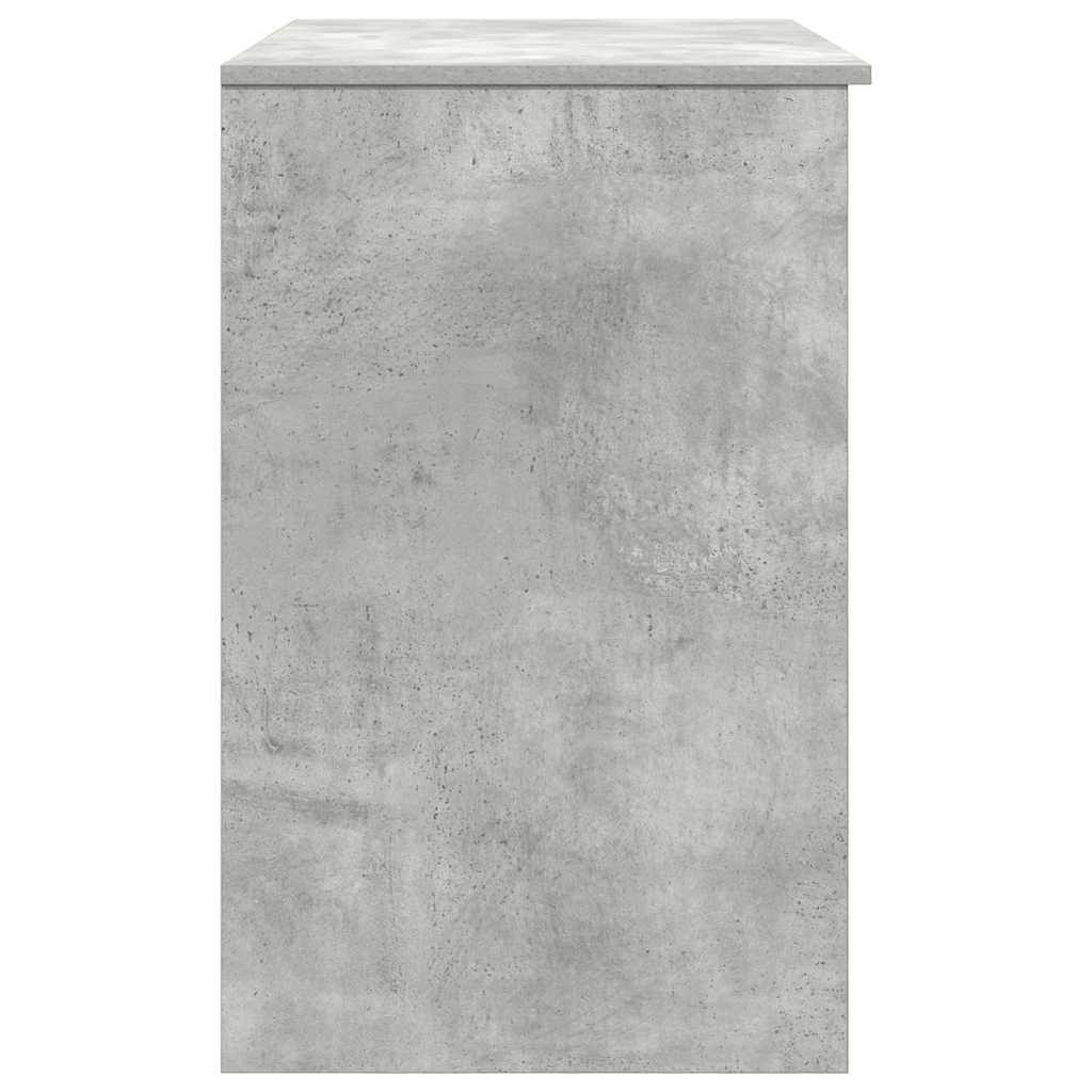 skrivebord 86x49x76 cm konstrueret træ betongrå